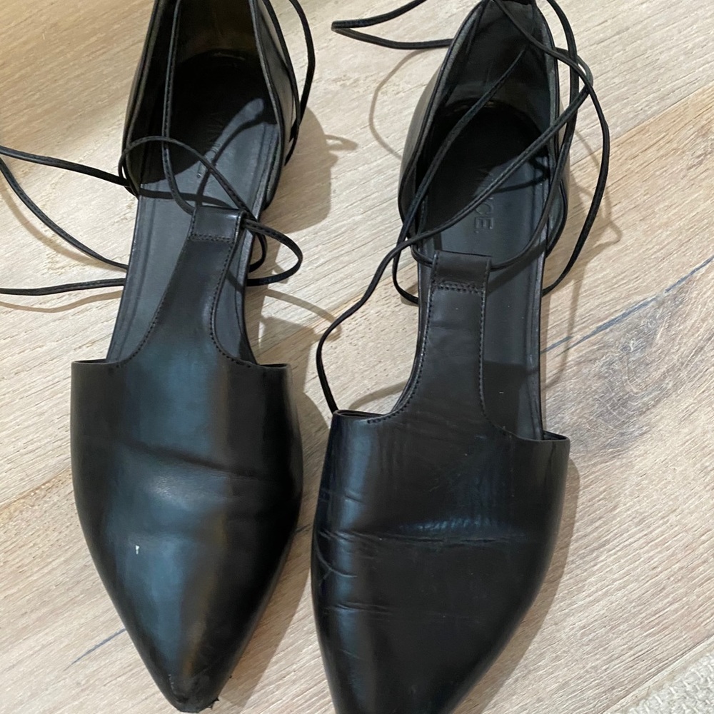 Vince Tie Up Flats